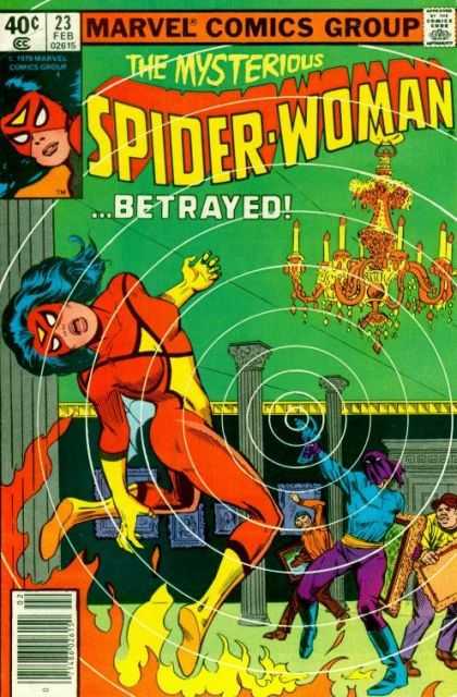 Spider-Woman 23 - Burglars - Chandelier - Fire - Museum - Paintings