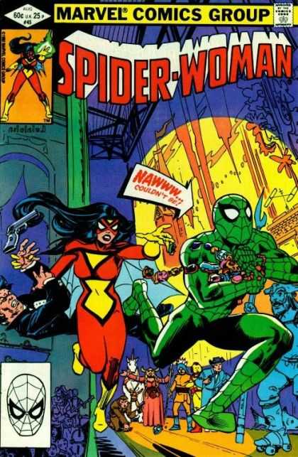 Spider-Woman 45 - Chasing - Nawww - Gun - Runnig - Watching - Steve Leialoha