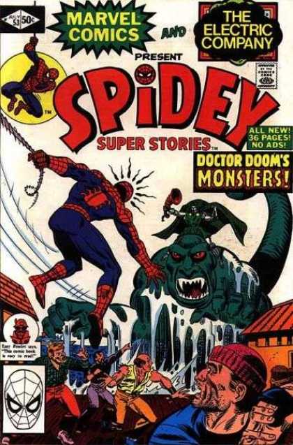 Spiderman - Goo - Monster - Scary - Teeth Spidey Super Stories 53 - Spiderman - Goo - Monster - Scary - Teeth
