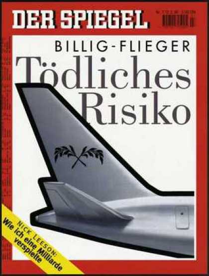 Spiegel - Der SPIEGEL 7/1996 -- Charterflug: Billig-Flieger - tï¿½dliches Risiko