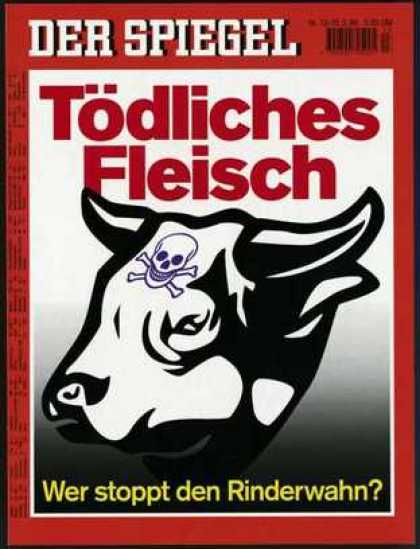 Spiegel - Der SPIEGEL 13/1996 -- Tï¿½dliches Fleisch: Wer stoppt den Rinderwahnsinn?