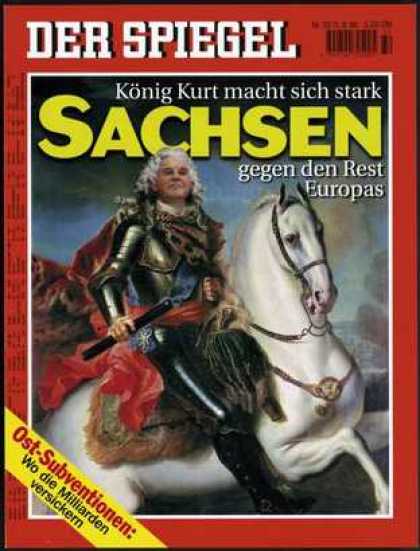 Spiegel - Der SPIEGEL 32/1996 -- Sachsen gegen den Rest Europas