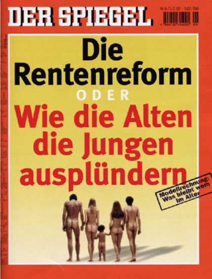 Spiegel - Der SPIEGEL 6/1997 -- Scheitert Blï¿½ms Rentenreform?