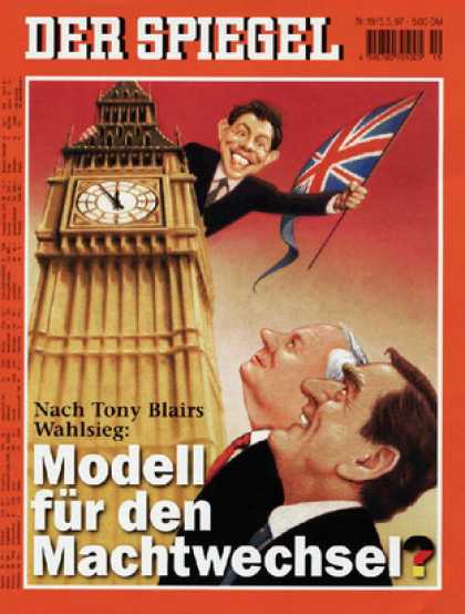 Spiegel - Der SPIEGEL 19/1997 -- Neue Hoffnung fï¿½r die SPD nach Labour-Wahlsieg