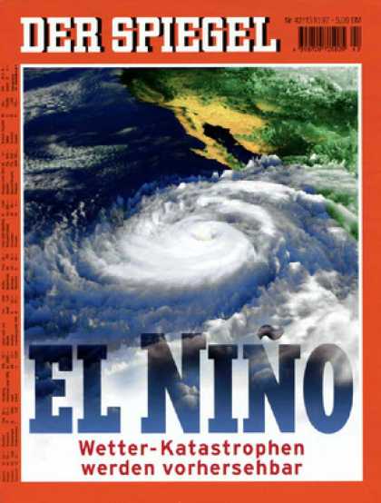 Spiegel - Der SPIEGEL 42/1997 -- Warme Strï¿½mung El Nino: Auswirkung auf das Klima