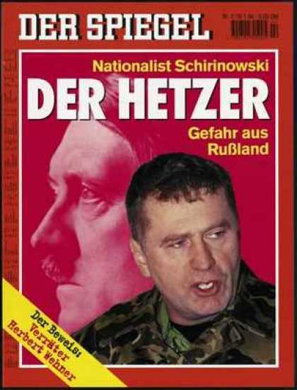 Spiegel - Der SPIEGEL 2/1994 -- Nationalist Schirinowski: Gefahr aus Ruï¿½land
