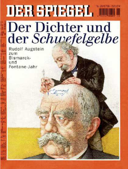 Spiegel - Der SPIEGEL 28/1998 -- Augstein zum 100. Todestag von Bismarck und Fontane