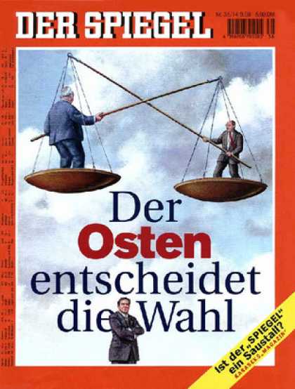 Spiegel - Der SPIEGEL 38/1998 -- Der Osten entscheidet die Wahl
