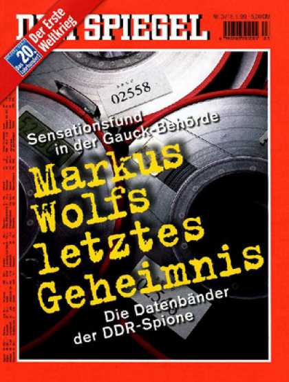 Spiegel - Der SPIEGEL 3/1999 -- Das Computer-Archiv der Stasi