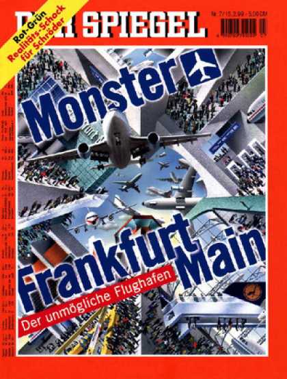 Spiegel - Der SPIEGEL 7/1999 -- Der Moloch Frankfurter Flughafen