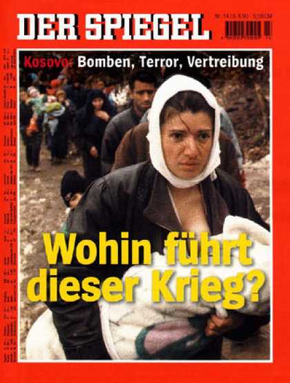 Spiegel - Der SPIEGEL 14/1999 -- Kosovo: Wohin fï¿½hrt der Krieg?