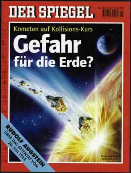 Spiegel - Der SPIEGEL 28/1994 -- Kometen auf Kollisionskurs - Gefahr fï¿½r die Erde?