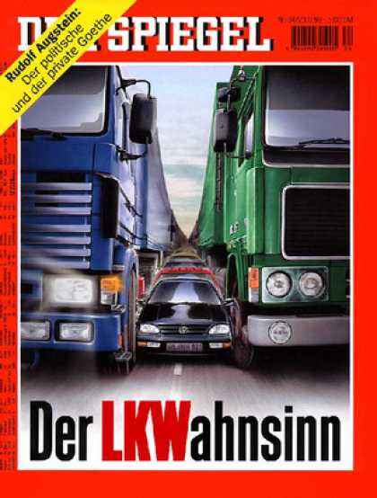 Spiegel - Der SPIEGEL 34/1999 -- Die Landplage Lastwagen