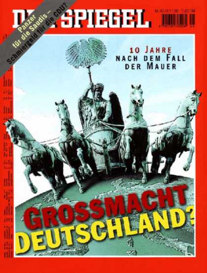 Spiegel - Der SPIEGEL 45/1999 -- Zehn Jahre nach dem Mauerfall: Groï¿½macht Deutchland?