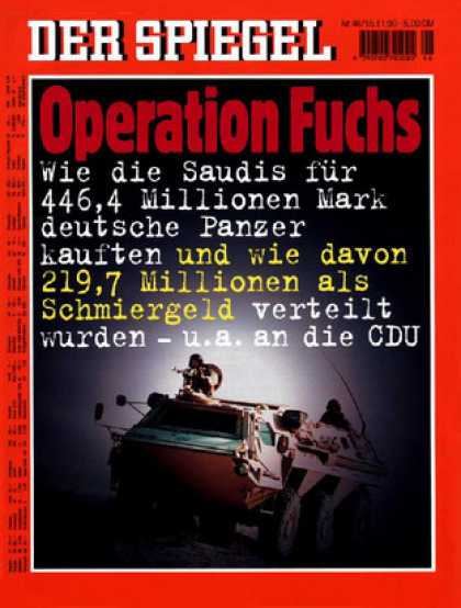 Spiegel - Der SPIEGEL 46/1999 -- Panzer nach Saudi-Arabien: Schmiergeldaffï¿½re