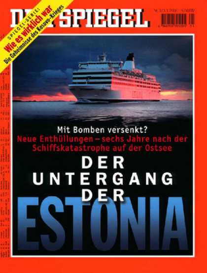 Spiegel - Der SPIEGEL 1/2000 -- Das Bomben-Gutachten zur "Estonia"-Katastrophe