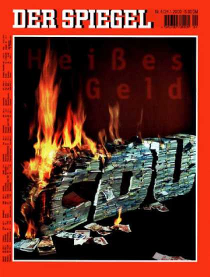 Spiegel - Der SPIEGEL 4/2000 -- Briefe: Stï¿½rfaktor Helmut Kohl / Beutekunst: Verzï¿½ge