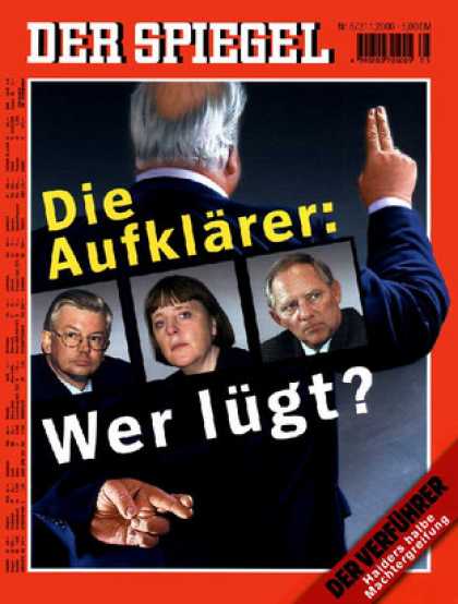 Spiegel - Der SPIEGEL 5/2000 -- Wie lange kann sich der CDU-Parteichef noch halten? / Schr
