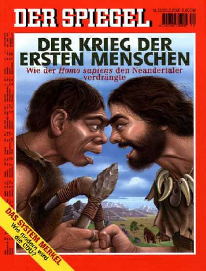 Spiegel - Der SPIEGEL 12/2000 -- Der Krieg der ersten Menschen: Forscher rekonstruieren de