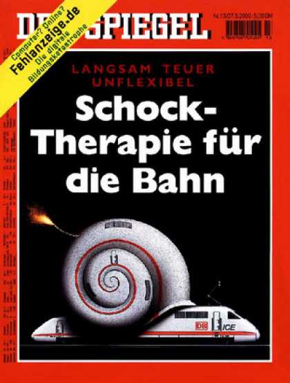 Spiegel - Der SPIEGEL 13/2000 -- Lahm und teuer - Radikalkur fï¿½r die Bahn