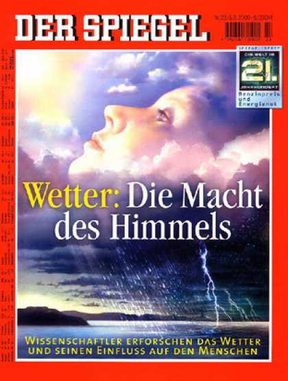 Spiegel - Der SPIEGEL 23/2000 -- Wissenschaftler erforschen das Wetter und seinen Einfluss