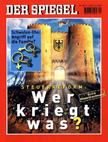 Spiegel - Der SPIEGEL 29/2000 -- Der schwierige Weg zur Steuerreform