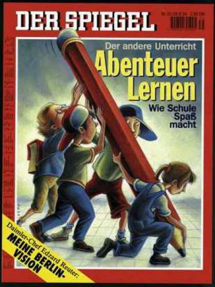 Spiegel - Der SPIEGEL 35/1994 -- Schule: Neue Lernmodelle werden erprobt