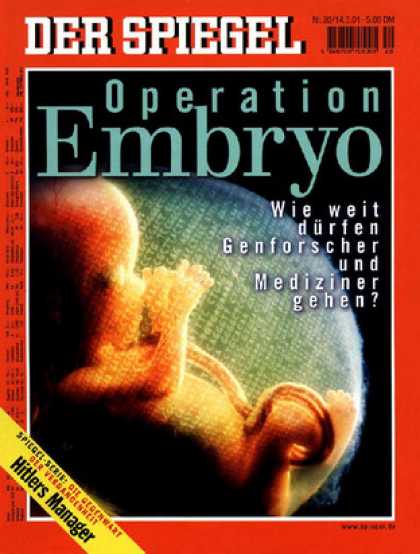 Spiegel - Der SPIEGEL 20/2001 -- Embryonenforschung: Was dï¿½rfen Genforscher und Medizin