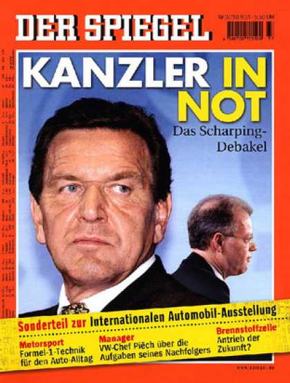 Spiegel - Der SPIEGEL 37/2001 -- Regierung Schrï¿½der in der Krise