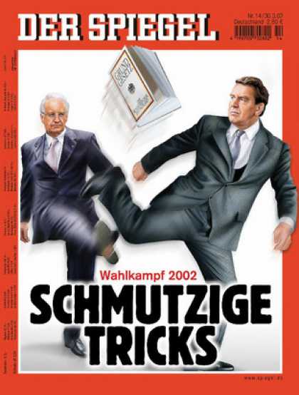 Spiegel - Der SPIEGEL 14/2002 -- Schmutziger Wahlkampf 2002