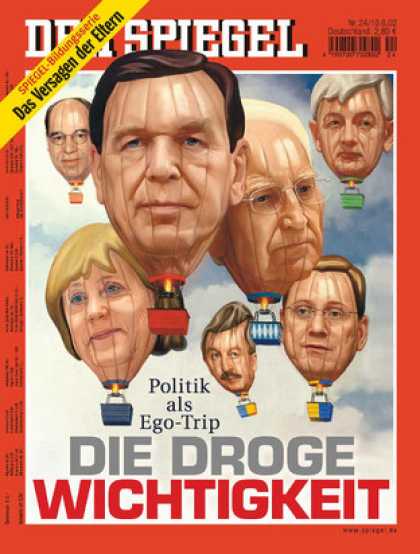 Spiegel - Der SPIEGEL 24/2002 -- Die Sucht nach Macht: Frust und Lust im Alltag der Politi