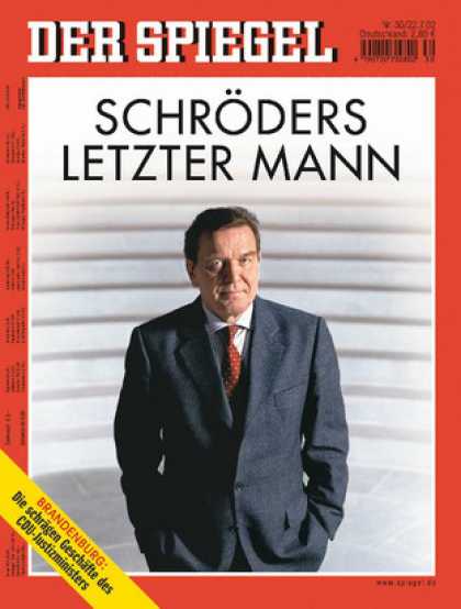 Spiegel - Der SPIEGEL 30/2002 -- Die Angst der SPD vor der Niederlage