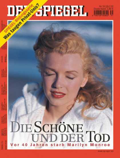 Spiegel - Der SPIEGEL 31/2002 -- Die unsterbliche Marilyn Monroe - neue Bilder aus ihren f