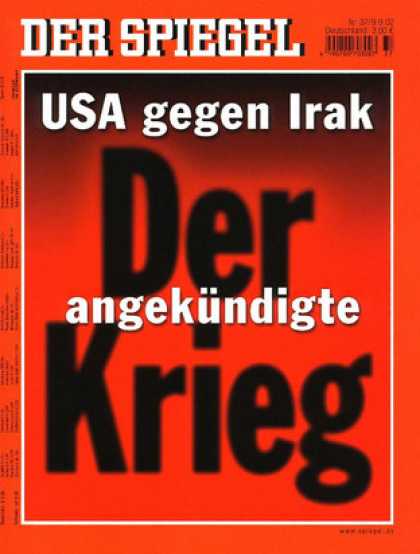 Spiegel - Der SPIEGEL 37/2002 -- Irak: Saddam Hussein im Visier der USA