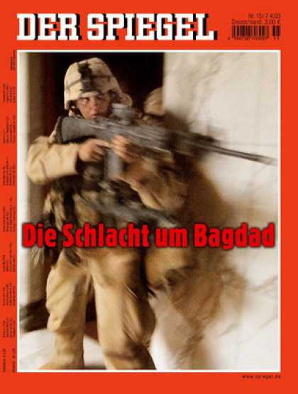 Spiegel - Der SPIEGEL 15/2003 -- Die Schlacht um Bagdad
