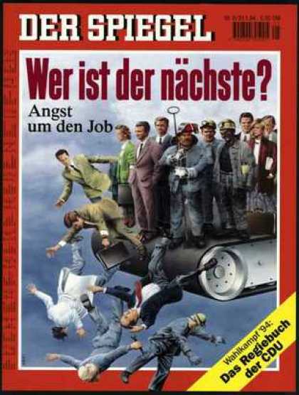 Spiegel - Der SPIEGEL 5/1994 -- Die Angst um die Arbeitsplï¿½tze geht um