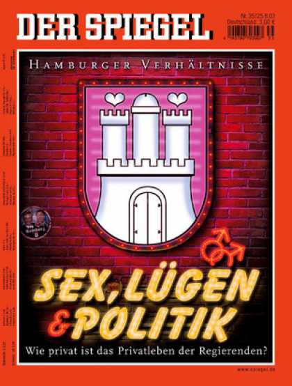 Spiegel - Der SPIEGEL 35/2003 -- Schlammschlacht an der Elbe