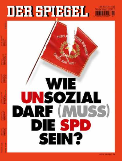 Spiegel - Der SPIEGEL 47/2003 -- Wie Bundeskanzler Schrï¿½der die SPD auf weitere Zumutun
