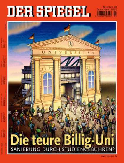 Spiegel - Der SPIEGEL 3/2004 -- Studiengebï¿½hren - Ausweg aus der Finanzmisere der Hochs