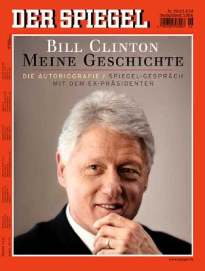 Spiegel - Der SPIEGEL 26/2004 -- Das Nostalgie-Fest des Bill Clinton