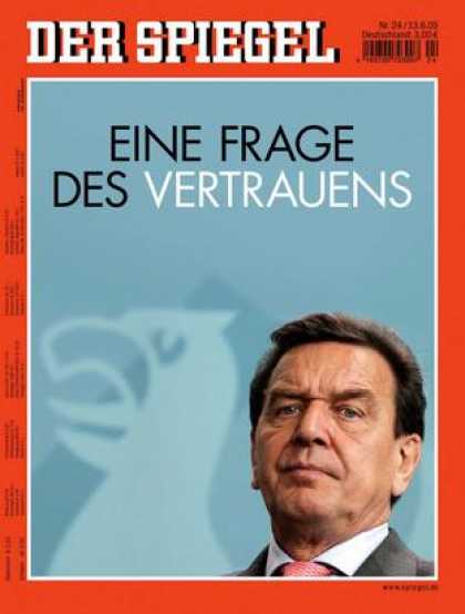 Spiegel - Der SPIEGEL 24/2005 -- Rot-grï¿½ne Regierung: Kanzler Schrï¿½ders letzte Vorst