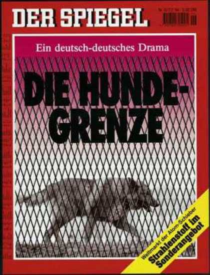 Spiegel - Der SPIEGEL 6/1994 -- Die Hundegrenze (ehem. deutsch-deutsche Grenze)
