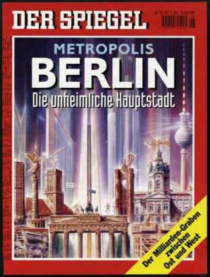 Spiegel - Der SPIEGEL 8/1995 -- Berlin - New York in Europa?