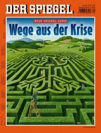Spiegel - Der SPIEGEL 30/2005 -- Wie sich die Parteien im Blitzwahlkampf 2005 in Stellung