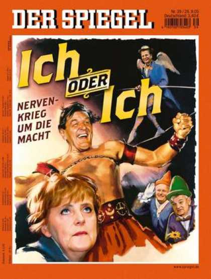 Spiegel - Der SPIEGEL 39/2005 -- Schrï¿½der und Merkel streiten um Kanzlerschaft