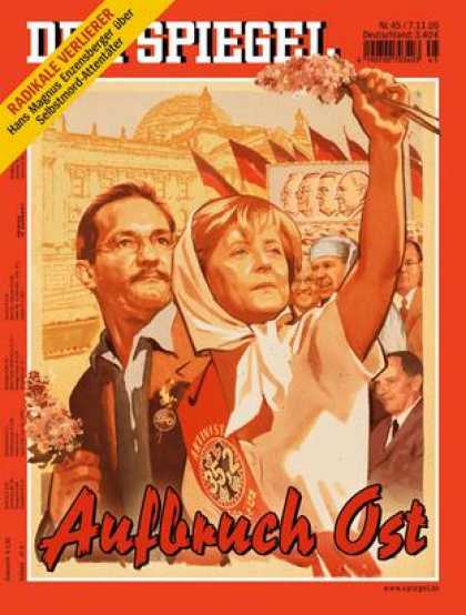 Spiegel - Der SPIEGEL 45/2005 -- Angela Merkel und Matthias Platzeck - zwei Ostdeutsche wo