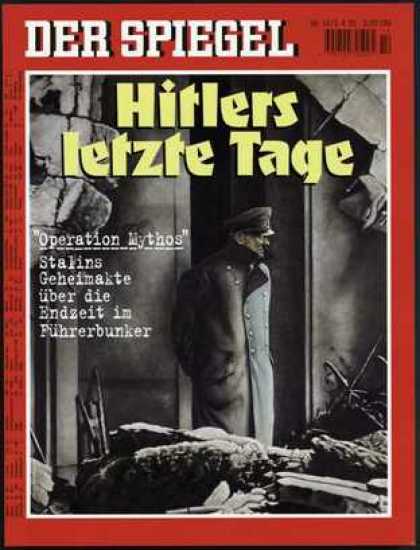 Spiegel - Der SPIEGEL 14/1995 -- Hitlers letzte Tage (I)