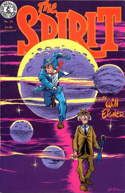 Spirit 19 - Will Eisner - Moon - Umbrella - Blue Suit - Outer Space - Paul Smith, Will Eisner