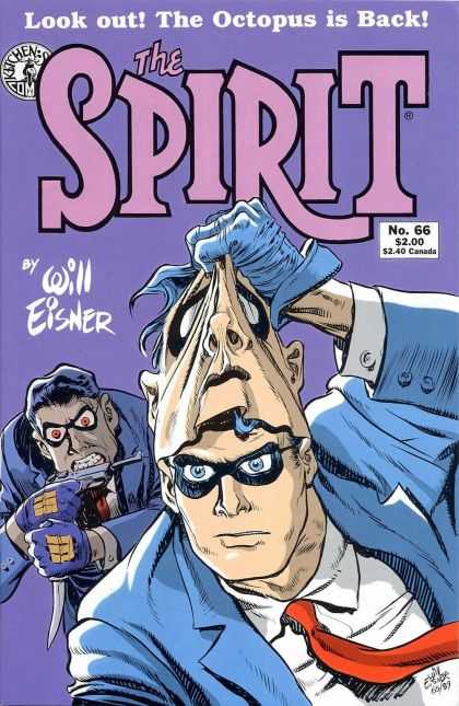 Spirit 66 - Octupus - Mask - Black Glasses - Red Eyes - Rd Tye - Will Eisner