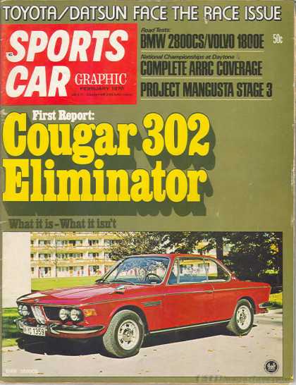 Sports Car Graphic - February 1970